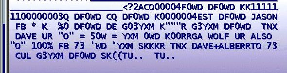 The first "Jason" QSO