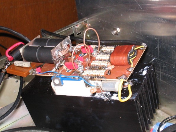 side view of amp module