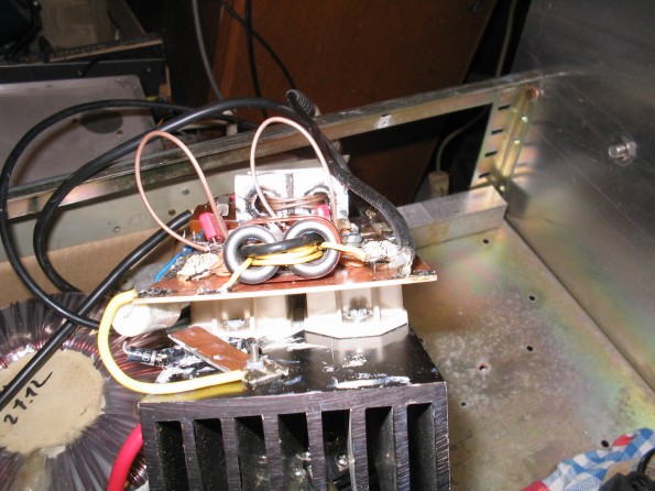 end view of the amp