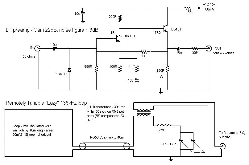 M0BMU's loop pre-amp